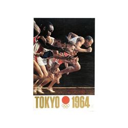 TOKYO 1964. OLIMPIADAS. 1964. 100x70cm. (40x27in.). Litografía. A-. Entelado. OLIMPIADAS.