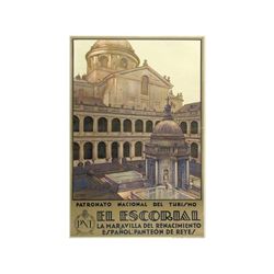 EL ESCORIAL. PENAGOS. 1930. 105x72cm. (41x28in.). Litografía. A-. Entelado. TURISMO. ESPAÑA.