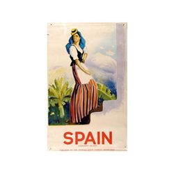 SPAIN. CANARY ISLAND. MORELL. (1940 CA.). 100x70cm. (40x27in.). Litografía. A-. TURISMO. ESPAÑA.