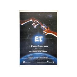 E.T. E.T. ALVIN. 1982. 100x70cm. (40x27in.). Offset. B+. S. Spielberg. CIENCIA FICCIÓN.