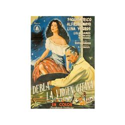 DEBLA, LA VIRGEN GITANA. 1957. 99x69 cm. (39x27,2 in.). Litografía. B. Barcelona: Marti y Mari. CINE