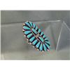 Image 2 : Turquoise Teardrop Petite Point Ring - Size 6