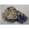 Image 2 : Linarite On Quartz & Fluorite - Bingham, NM