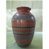 Image 1 : Painted & Etched Navajo Red Clay Vase