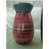 Image 1 : Navajo Painted & Etched Red Clay Vase