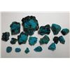 Image 2 : Lot Of Crysocolla Specimens - Deep Blue Color