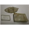 Image 2 : 3 Calcite Specimens - 1 Transparent