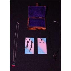 Southwest Jewelry Assortment w/Horn Box