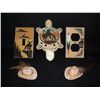 Image 1 : Sand Painted Electric Decor & 2 Cowboy Hat Magnets