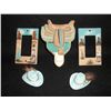 Image 1 : Sand Painted Electric Decor & 2 Cowboy Hat Magnets