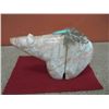 Image 1 : Large Stone Carved Bear - Jemez Artist Adrian Wall