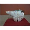 Image 1 : Large Stone Carved Bear - Jemez Artist Adrian Wall