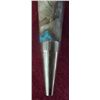 Image 2 : Handmade Wood Body Pen w/Turquoise Inlay