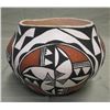 Image 2 : Acoma Pueblo Polychrome Pot - 4-1/4" Tall