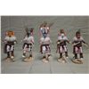 Image 1 : 5 Small Kachina Dolls - Navajo Artist M. E. Largo