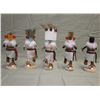 Image 2 : 5 Small Kachina Dolls - Navajo Artist M. E. Largo