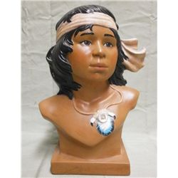 Bust Titled "Laguna Children" By P. K.