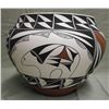 Image 1 : Large Bear Painted Acoma Bowl - R. Vallo