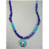Image 2 : Lapis Lazuli, Turquoise & Sterling Silver Necklace