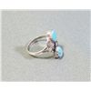 Image 2 : Sterling Silver & Turquoise Ring - Size 5-1/2