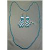 Image 2 : Turquoise Beaded Necklace & Drop Earrings