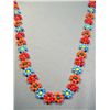 Image 2 : Handmade Native Beaded Flower Necklace