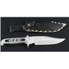 Image 2 : Native Style Turquoise Inlay Knife - 5-1/2" Blade