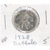Image 1 : 1928 BUFFALO NICKEL RED BOOK VALUE IS $5.00 *RARE VERY FINE GRADE BUFFALO NICKEL*!!