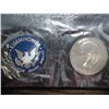 Image 1 : 1971-S IKE SILVER DOLLAR (UNC) (BLUE PACK)