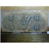 Image 2 : 1862 CONFEDERATE STATES OF AMERICA $5 CURRENCY