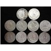 Image 2 : 10 ASSORTED WASHINGTON SILVER QUARTERS