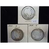 Image 1 : 1913-S,14-S & 15-S BARBER HALF DOLLARS