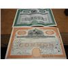 Image 1 : 2 VINTAGE STOCK CERTIFICATES SEE DESCRIPTION