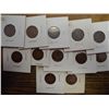 Image 2 : 12 ASSORTED INDIAN HEAD CENTS SEE DESCRIPTION