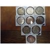 Image 1 : 9 ASSORTED MEXICO SILVER PESOS .4626 OZ. ASW