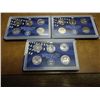 Image 1 : 2000, 03 & 04 US 50 STATE QUARTERS PROOF SETS