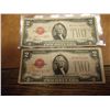 Image 1 : 2-1928-D $2 US NOTES RED SEALS