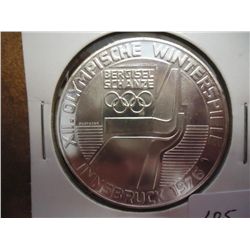 1976 AUSTRIAN 100 SCHILLINGS OLYMPIC COIN (UNC)
