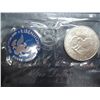 Image 2 : 1973-S IKE SILVER DOLLAR (UNC) (BLUE PACK)