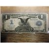 Image 1 : 1899 LARGE SIZE $1 SILVER CERTIFICATE BLACK EAGLE