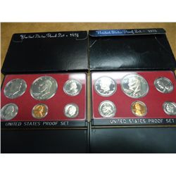 1973 & 74 US PROOF SETS (WITH BOXES)