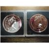 Image 2 : 2-1981 CANADA RAILROAD DOLLARS (PFL) .75 OZ. ASW