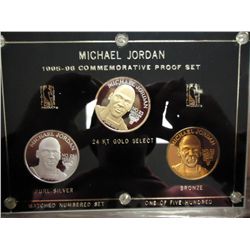 MICHAEL JORDAN 1995-96 COMMEMORATIVE PF SET