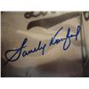 Image 2 : SANDY KOUFAX AUTOGRAPHED MAT WITH CERTIFICATE