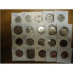 20-MINOR ERRORS ON THE US 50 STATE QUARTERS (UNC)