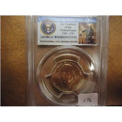 2007-P WASHINGTON DOLLAR PCGS MS65 POS. A