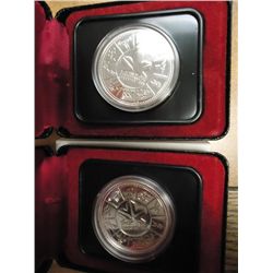 2-1978 CANADA XI GAMES PROOF .75 OZ. ASW