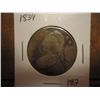 Image 1 : 1834 BUST HALF DOLLAR SCRATCHED
