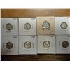 Image 1 : 8 ASSORTED MERCURY DIMES