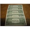 Image 2 : 5-2003-A $1 FRN'S CONSECUTIVE LOW SERIAL #'S